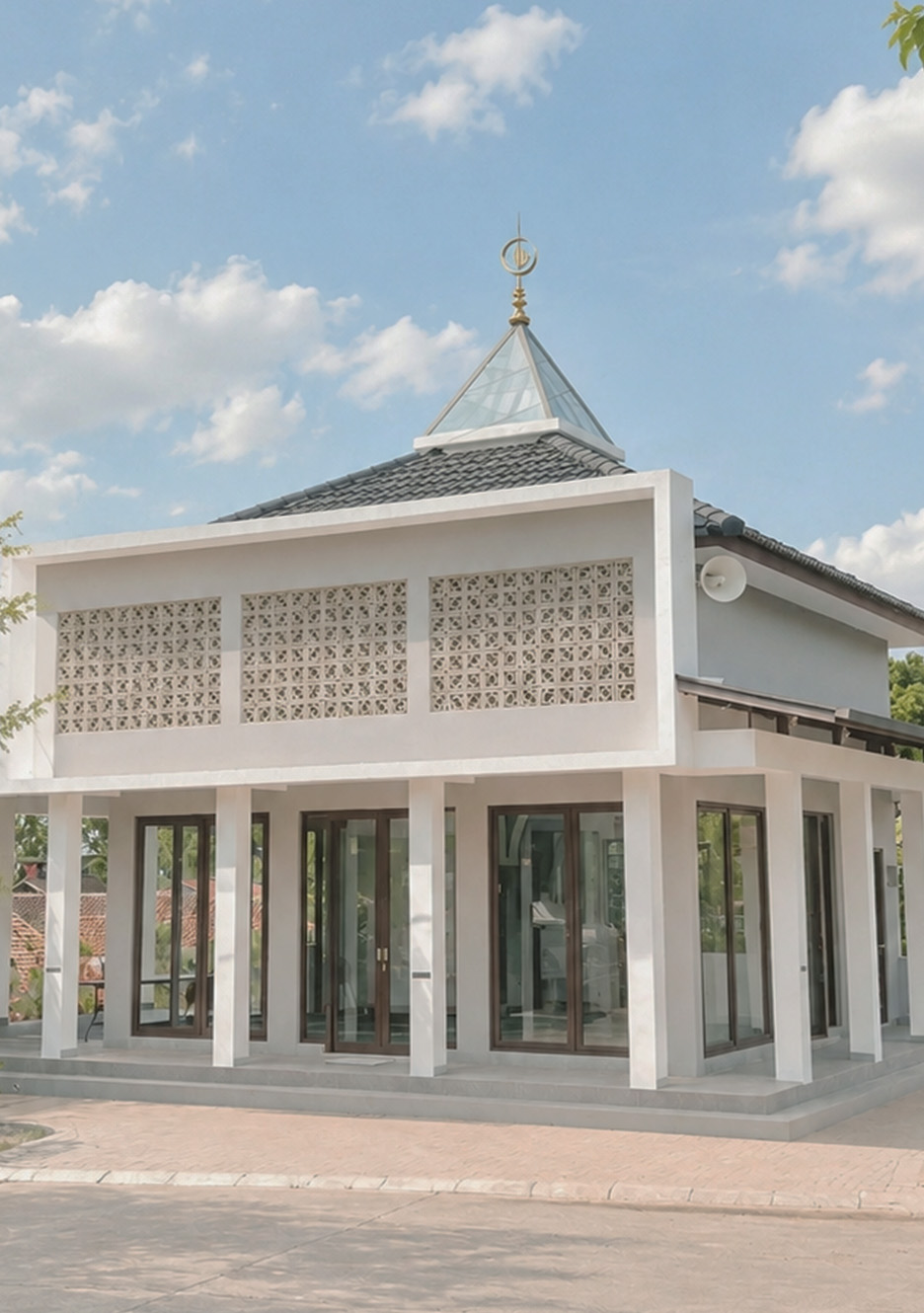Facade Mesjid Istana Regency Jatinangor